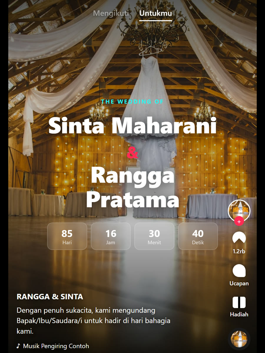 TikTok Wedding